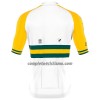 Maglia 2023 INEOS Grenadiers Campione Australiano Manica Corta Giallo Bianco